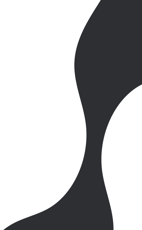 Abstract black and dark gray wavy shapes