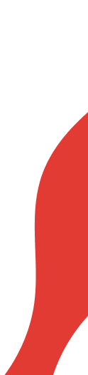 Abstract red curve on black background